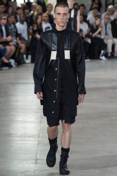 First Dibs: Rick Owens Menswear Spring 2016 Look 22 - Interview Magazine