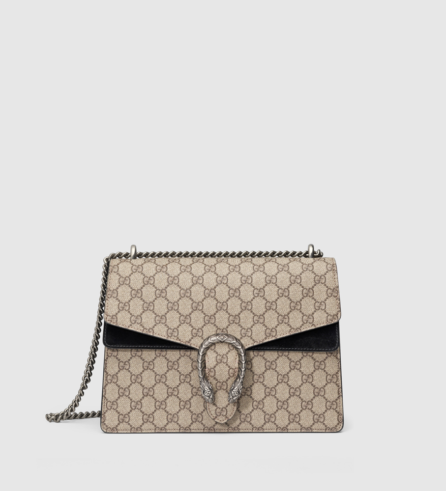 Gucci Dionysus Chain Shoulder Bag Green White Gold Silver 493930 Leather GUCCI  Snake Flap Women's | eLADY Globazone