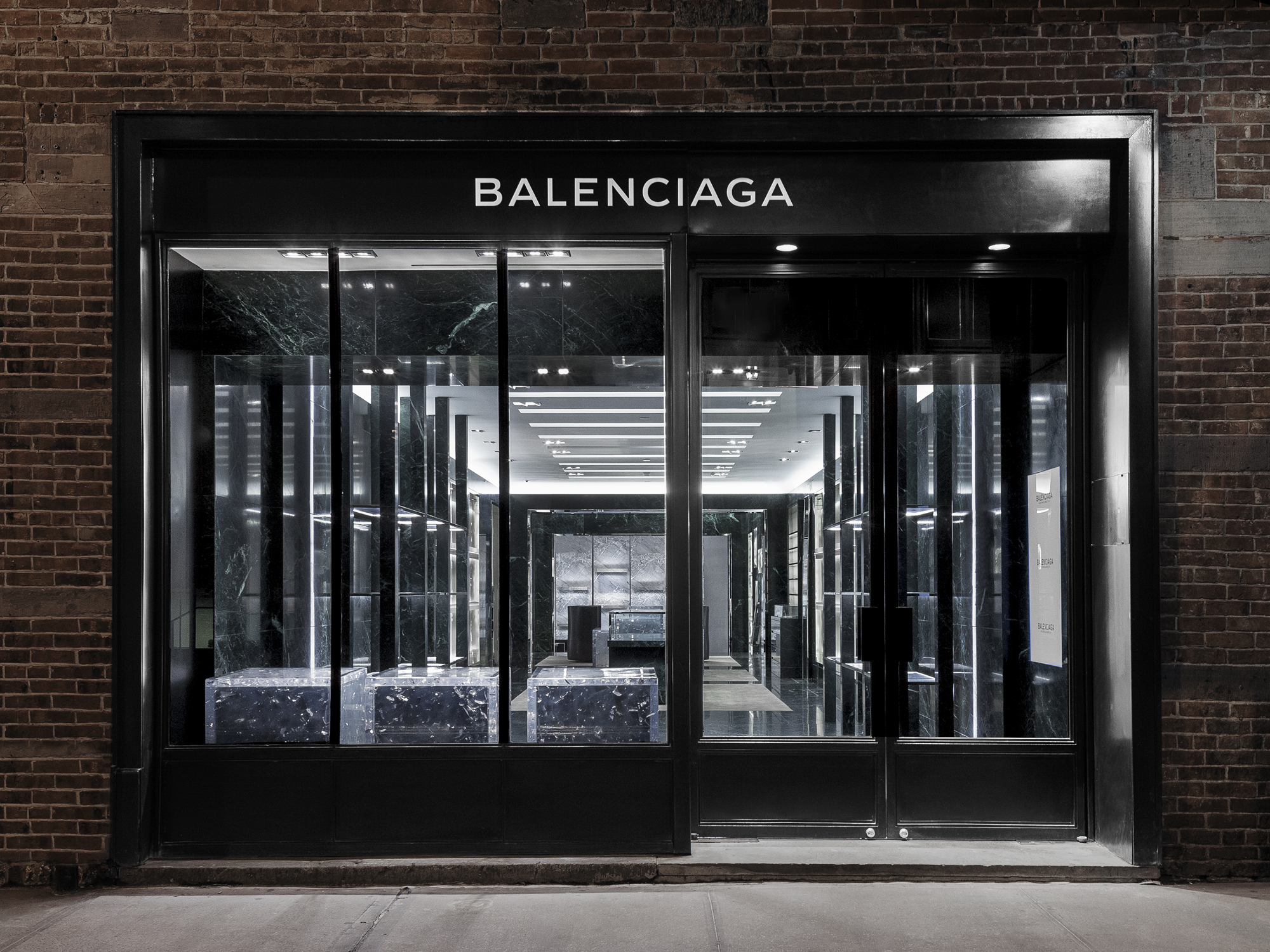 Balenciaga boutique by Alexander Wang & Ryan Korban, New York City