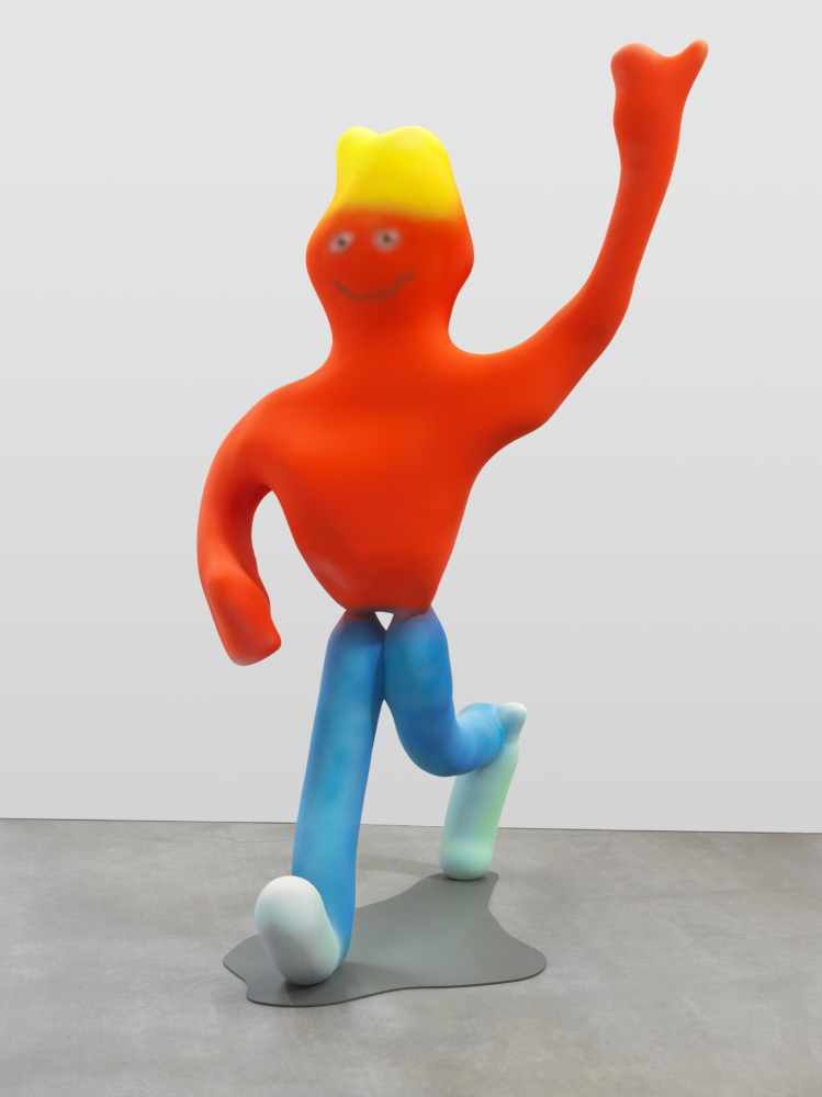 Into: Austin Lee's Uncynical Day-Glo Sculptures at Jeffery Deitch