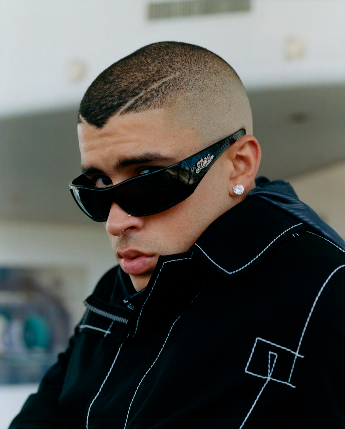 Bad Bunny Tells Rosalía About Sunglasses, Nails, and His Debut Album