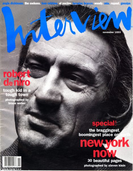 Robert De Niro Gives Us Some Life Lessons - Interview Magazine