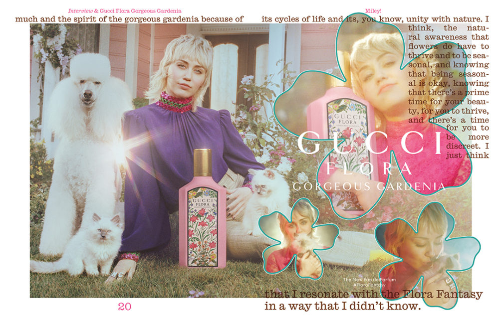 Bottled Optimism: Miley's Gucci Scent and Limited Edition Zine